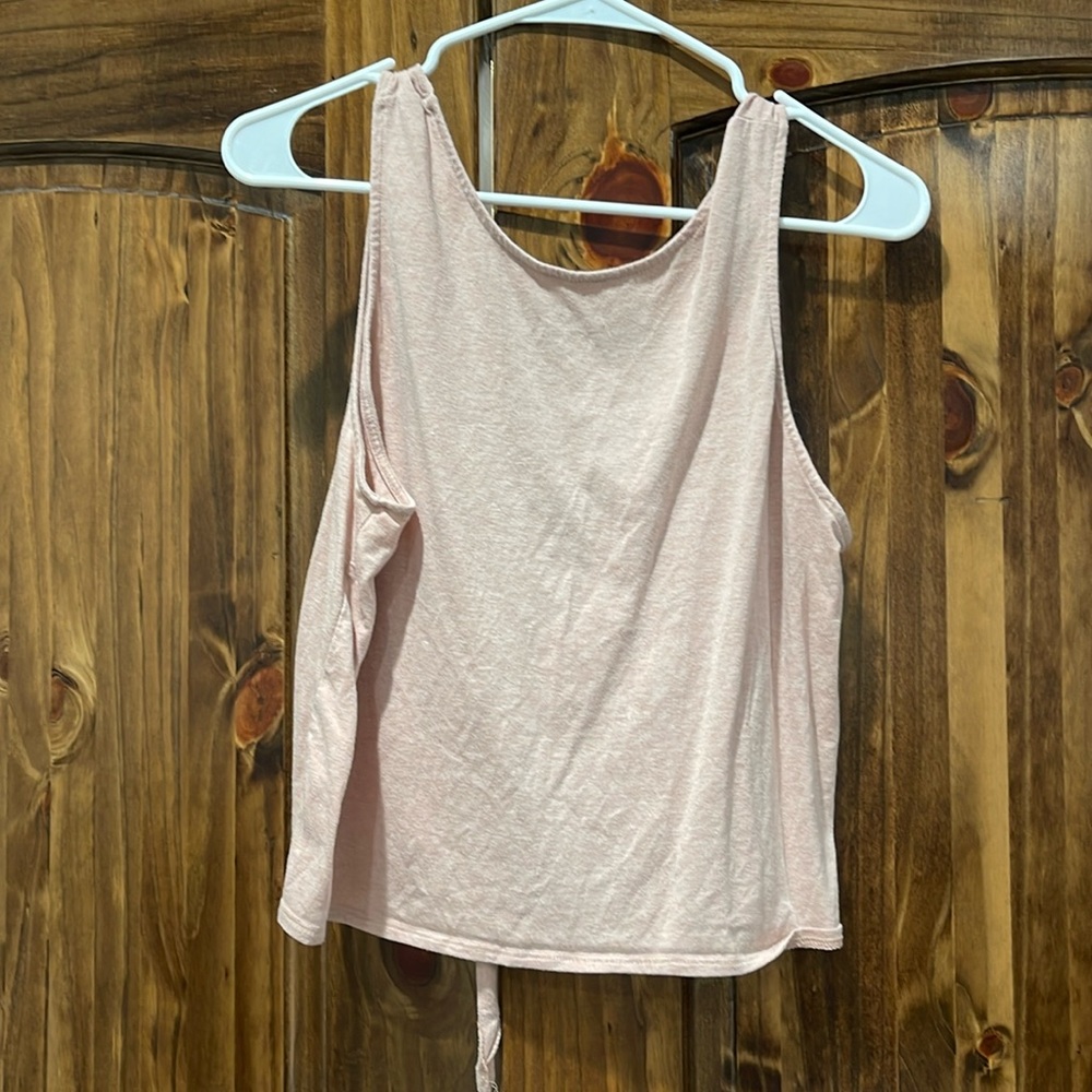 Double Zero pale pink tank